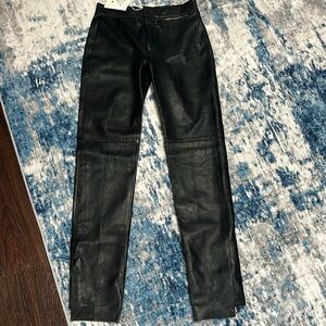Chloe leather pants size 38